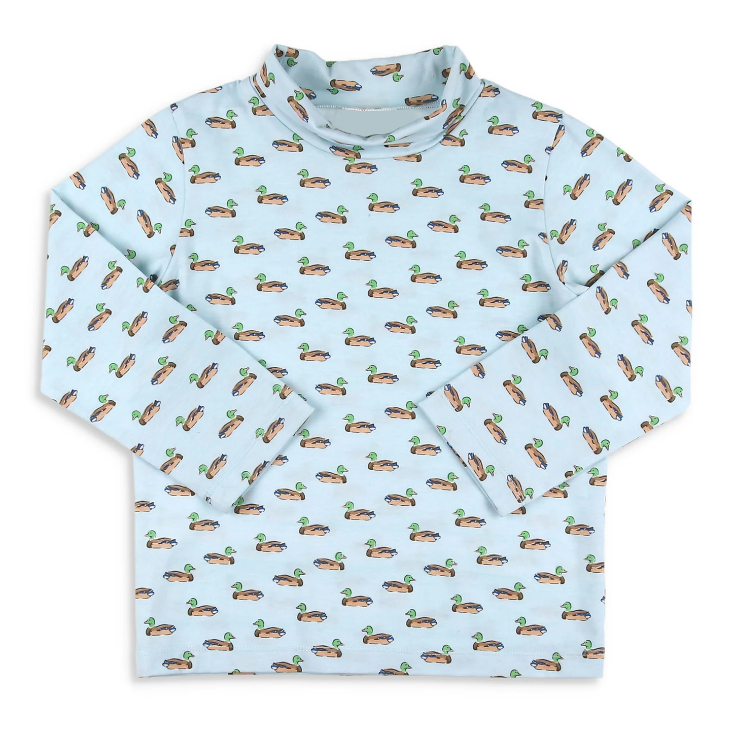 presale BT1380 Baby Boys Ducks Checked Long Sleeve Tee Shirts Top D 923