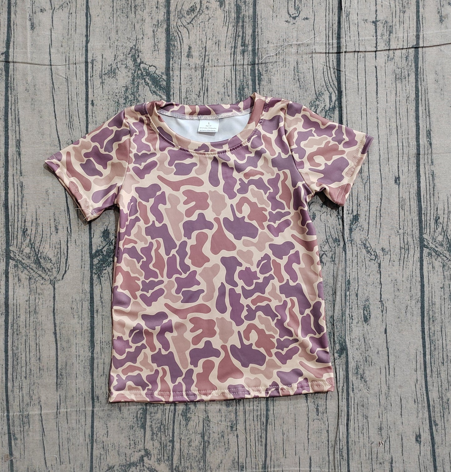 Pre-order Baby Boys Southern Khaki Camo T-shirts Top