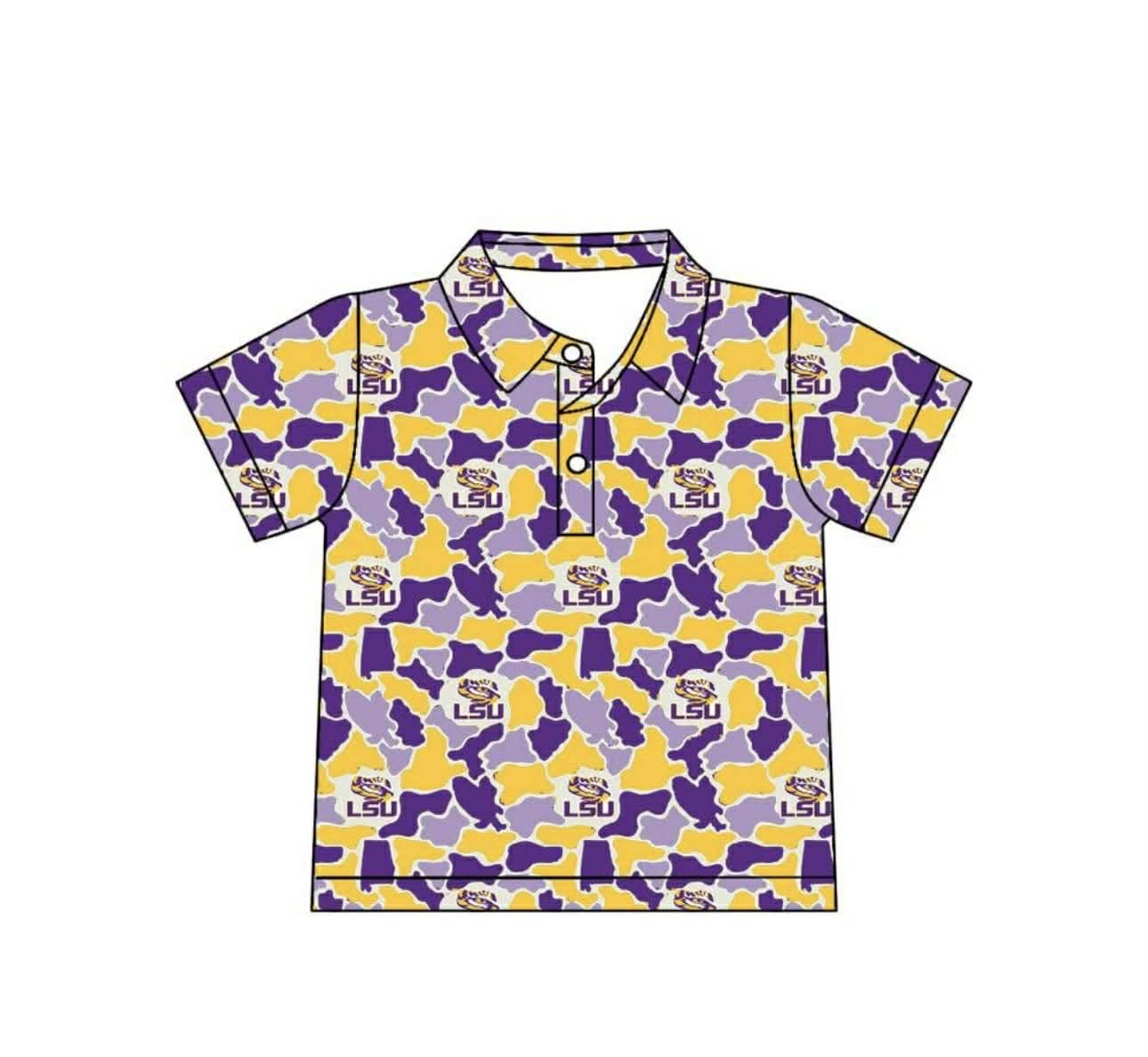 pre order team camo polo tee