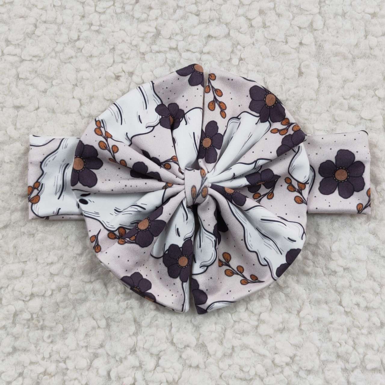 GBO0175 Girl Halloween little BOO ghost white short-sleeved briefs set