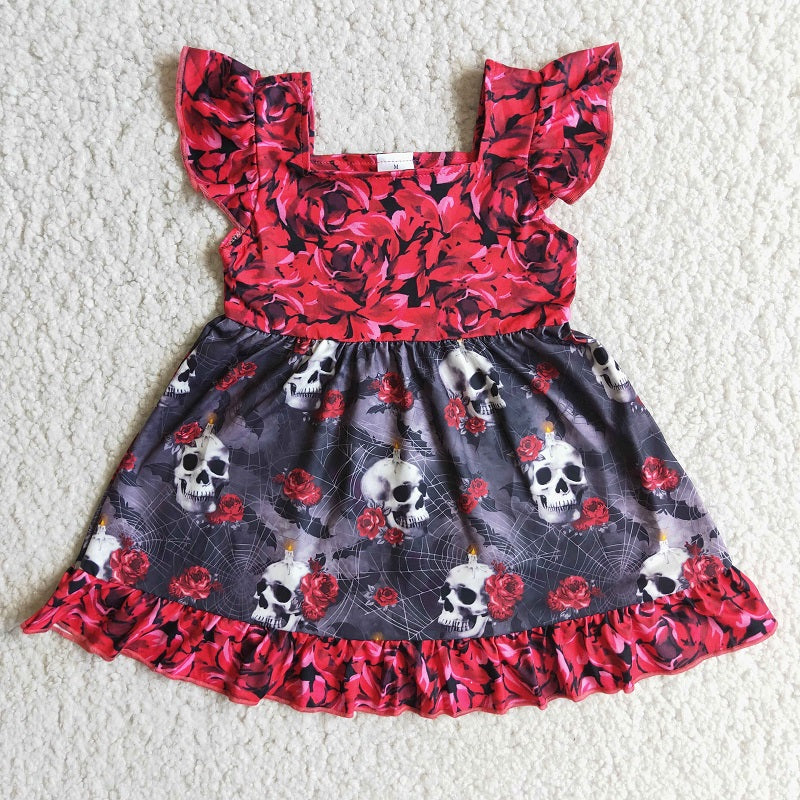 E1-13 Ghost head red flying sleeve skirt D 901