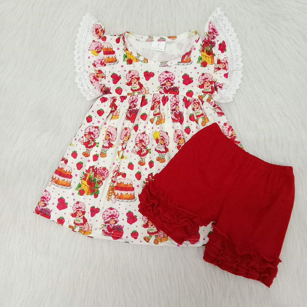 E2-16 Lovely cartoon soft shorts set D 5.8