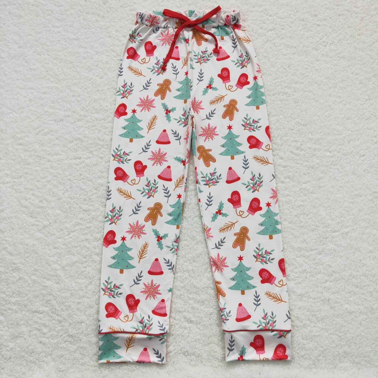 P0236 Adult Christmas Tree Gingerbread Man Pants