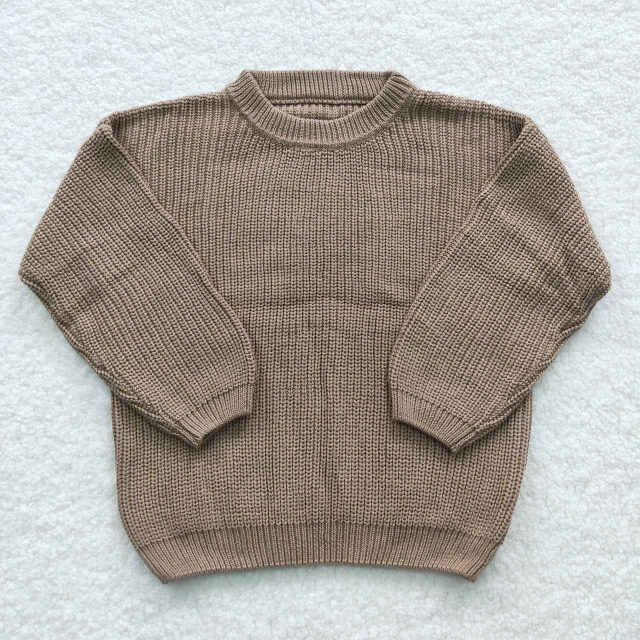 GT0229 Light Khaki Sweater Top