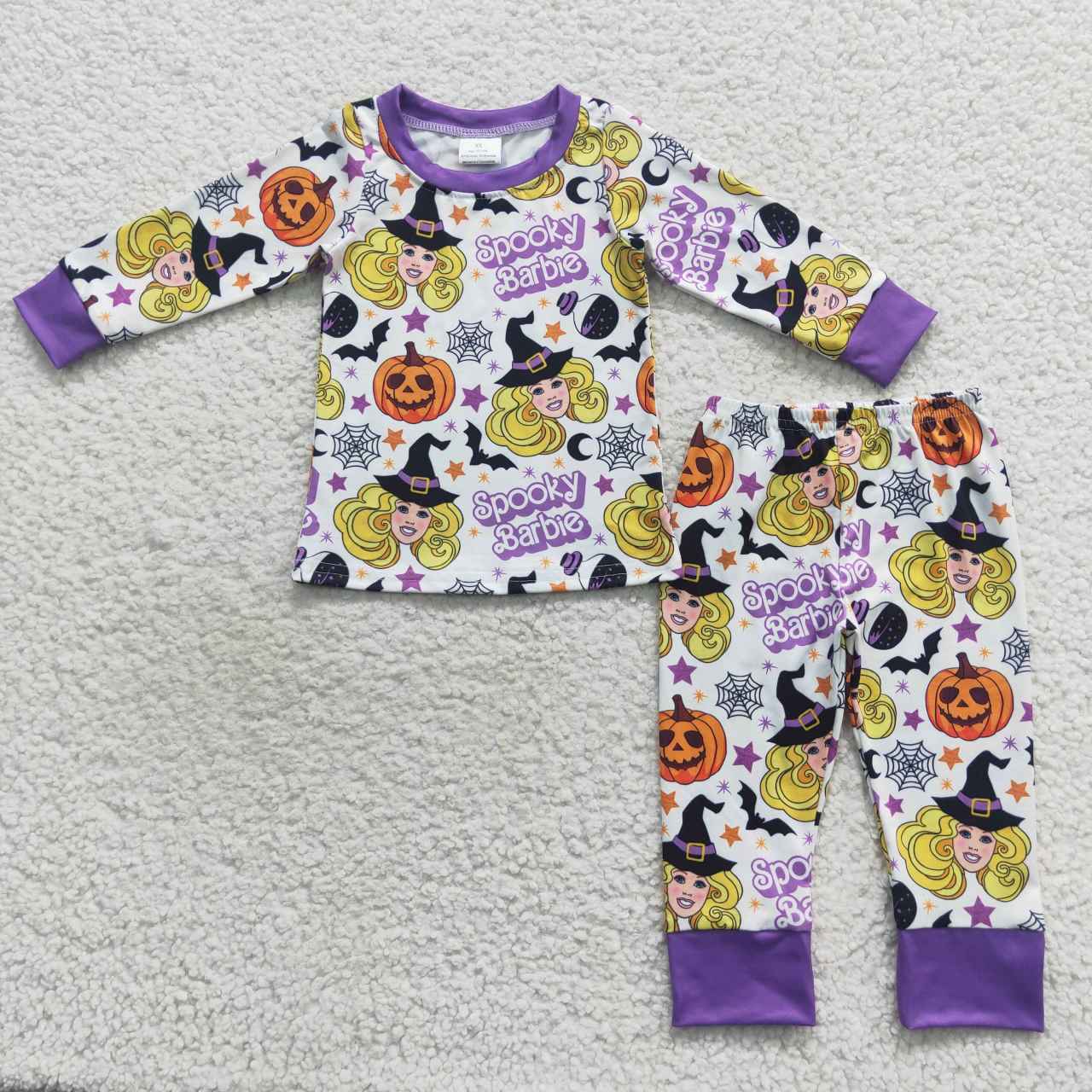 GLP0661 Pumpkin Lilac Long Sleeve Trouser Set