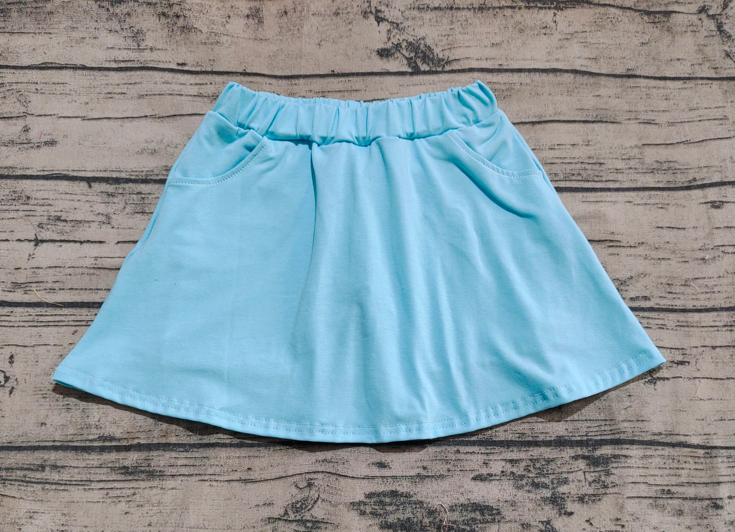 presale GLK0065 Baby Girls Blue Pocket Skort D 4.16