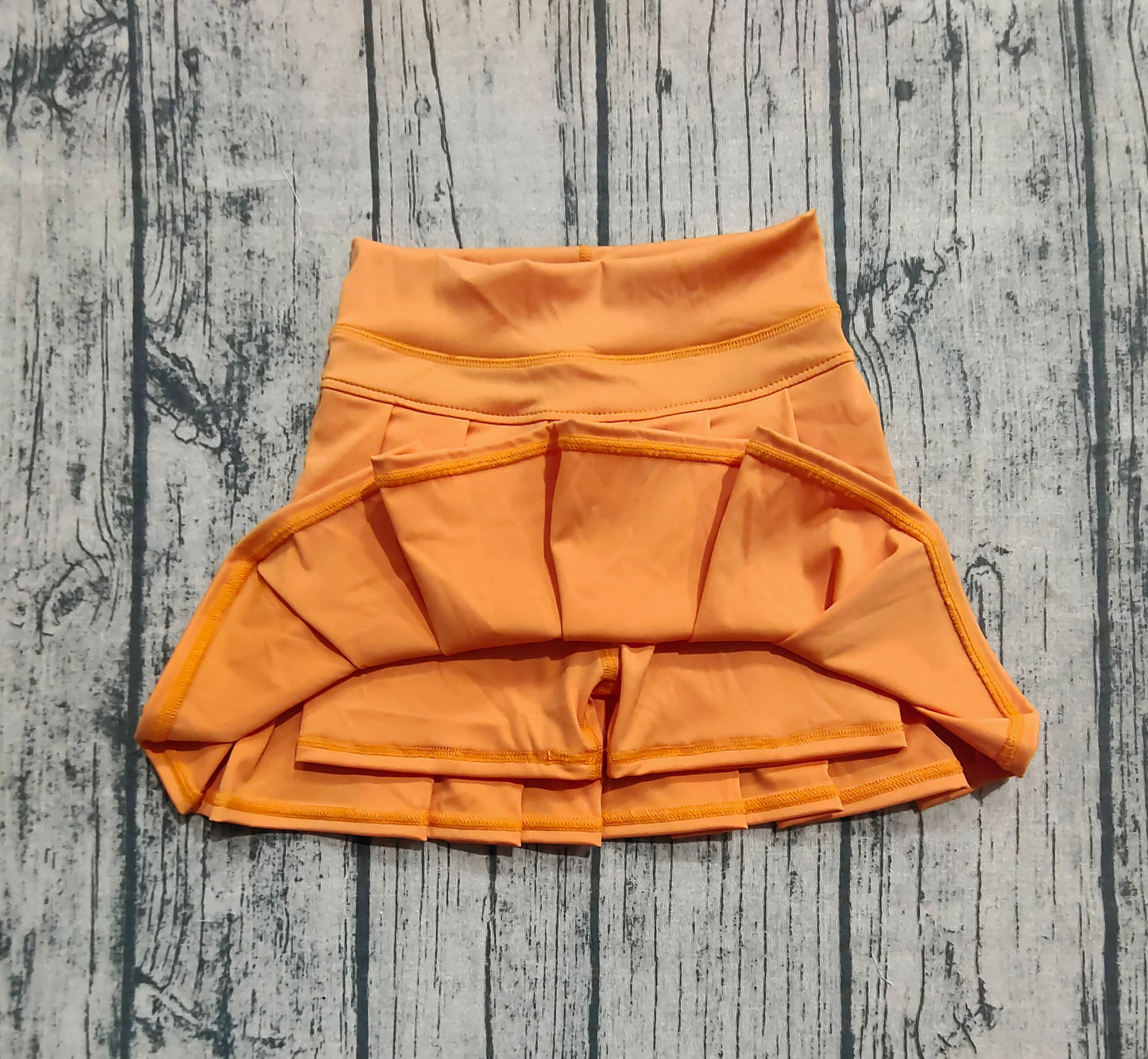 GLK0109 Baby Girls Short Sleeves Orange Yoga Skorts Bottom D 7.21