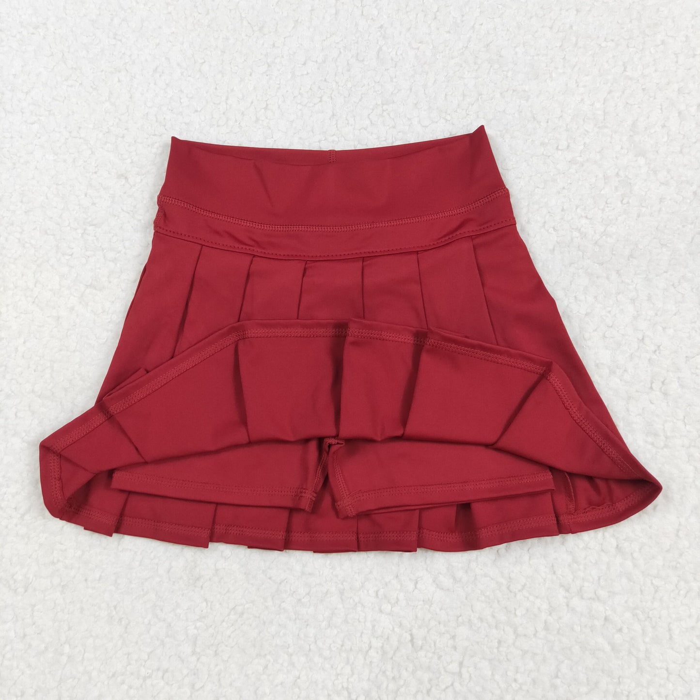 GLK0124 Baby Girls Dark Red Yoga Skorts Bottom D 7.14