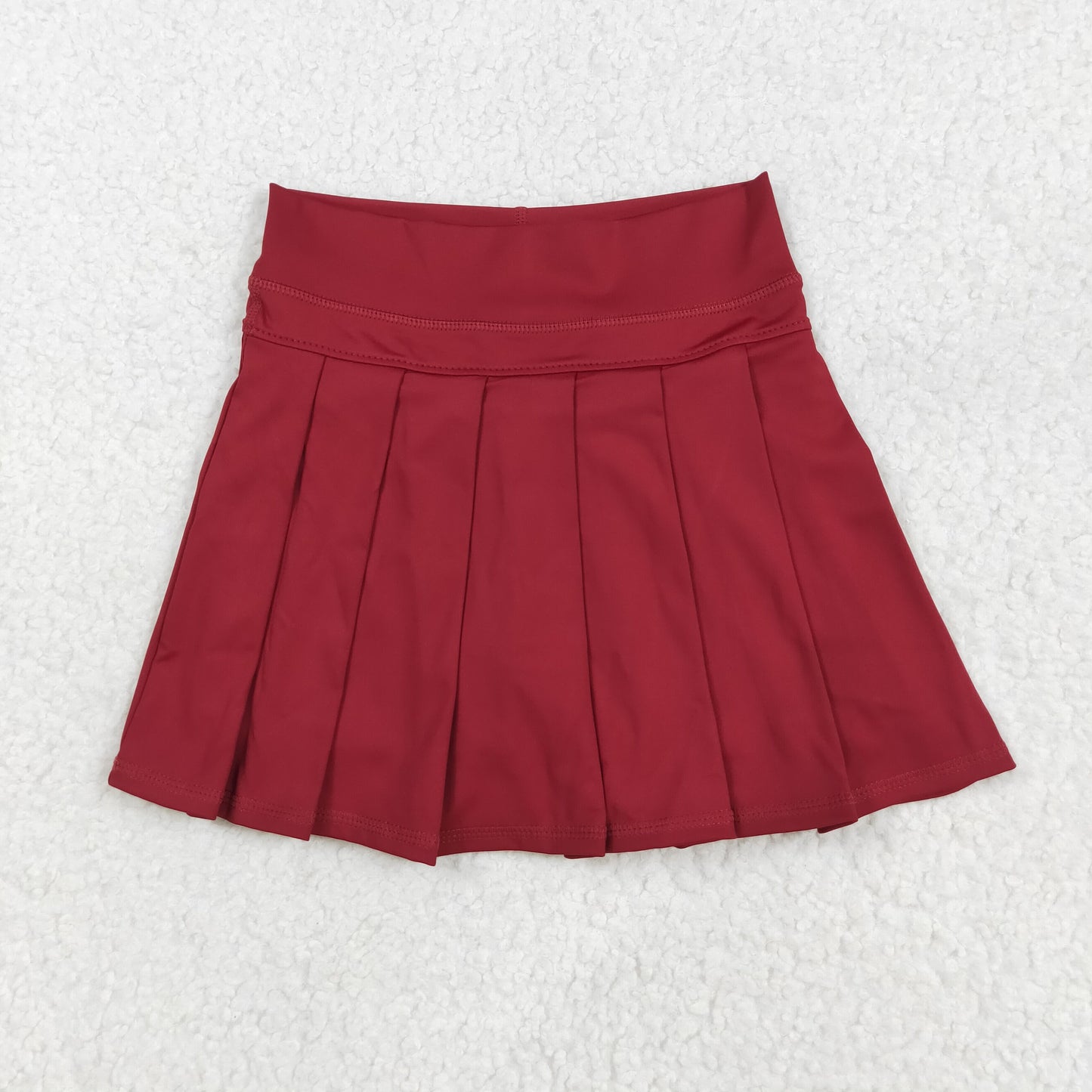 GLK0124 Baby Girls Dark Red Yoga Skorts Bottom D 7.14
