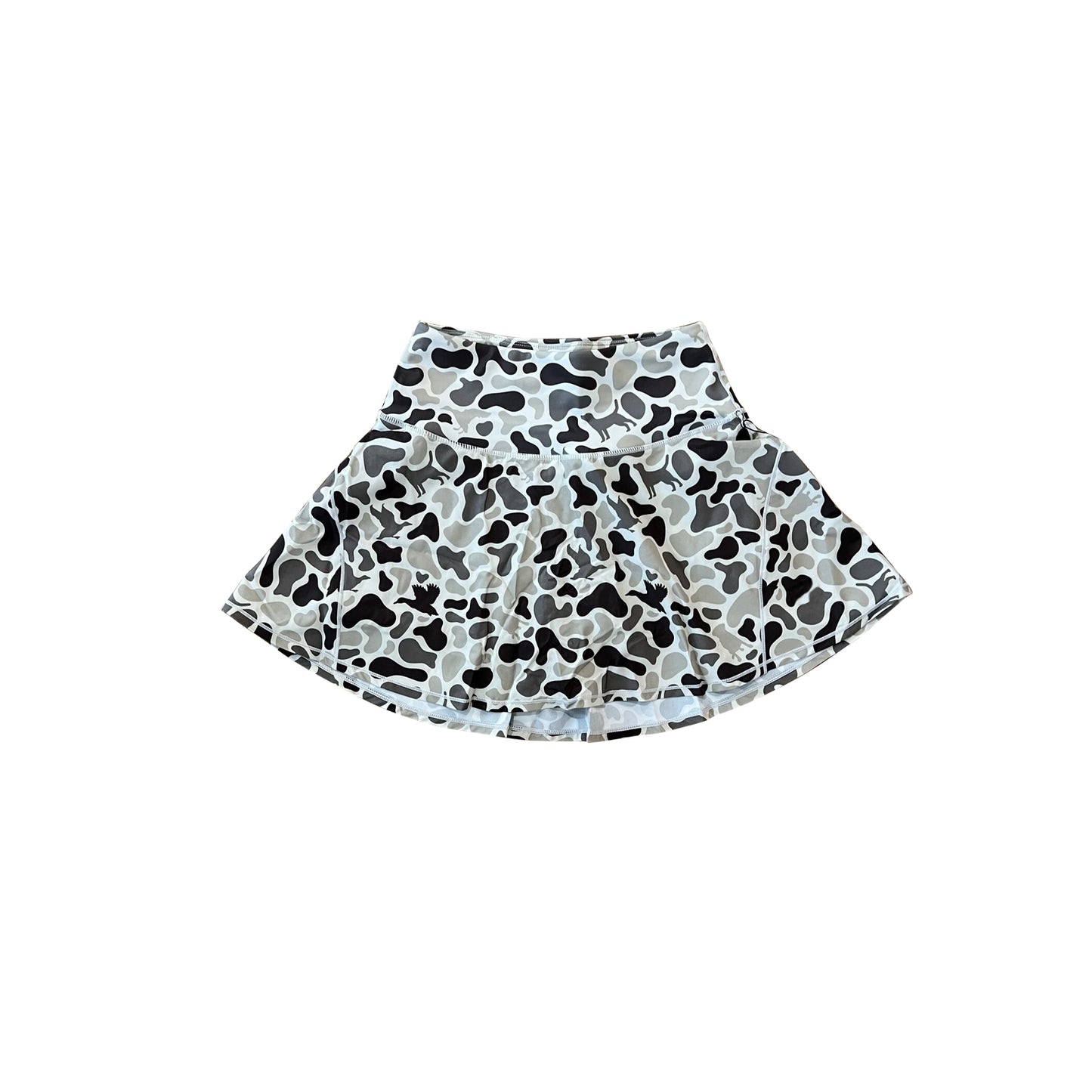 presale GLK0127 Adult Women Western Dark Gray Camo Yoga Skorts D 7.15