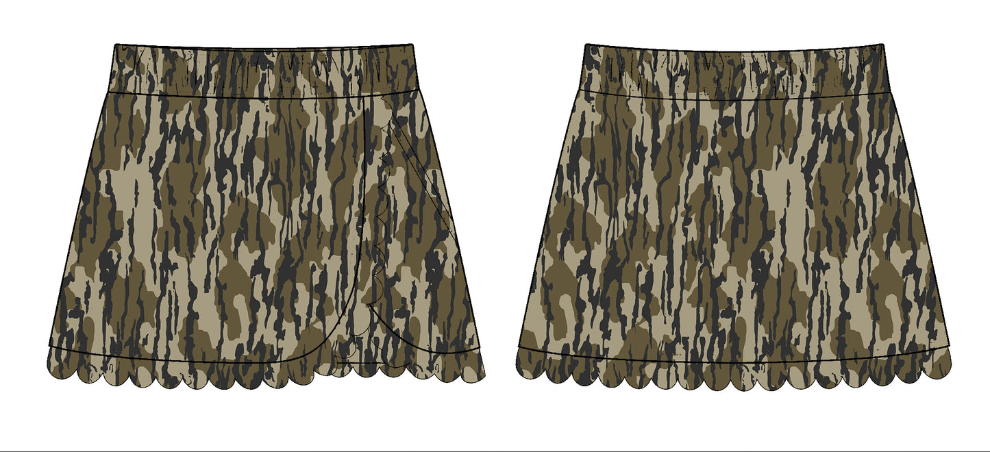 presale GLK0172 Baby Girls Olive Camo Southern Yoga Skirts Bottom D 1103