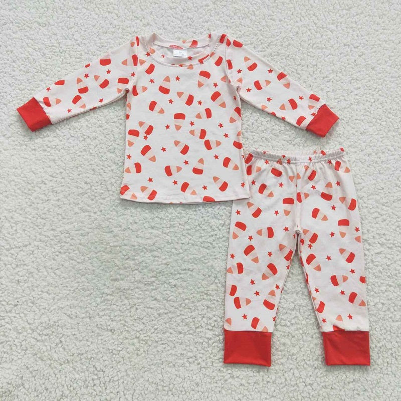 GLP0541 Baby Girls Candy Pink Long Sleeve Pantsuit