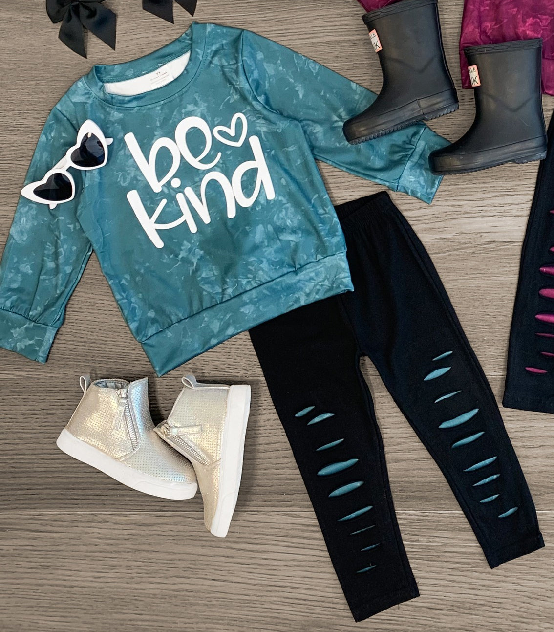 presale GLP1929 Blue long-sleeved ripped black trousers suit 2024 9.4