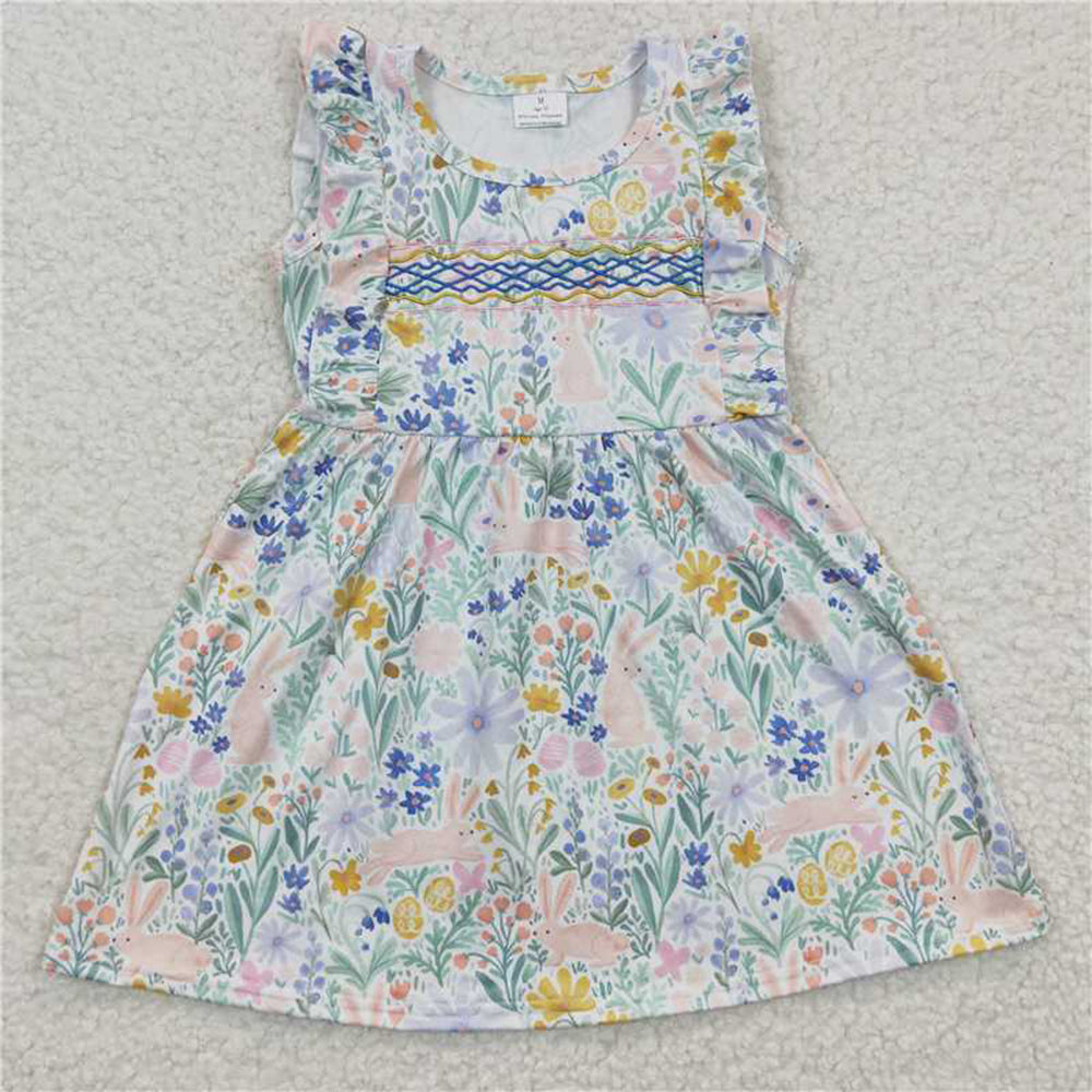 Match Baby Girls Floral Easter Rabbit Rompers Dress D 3.21
