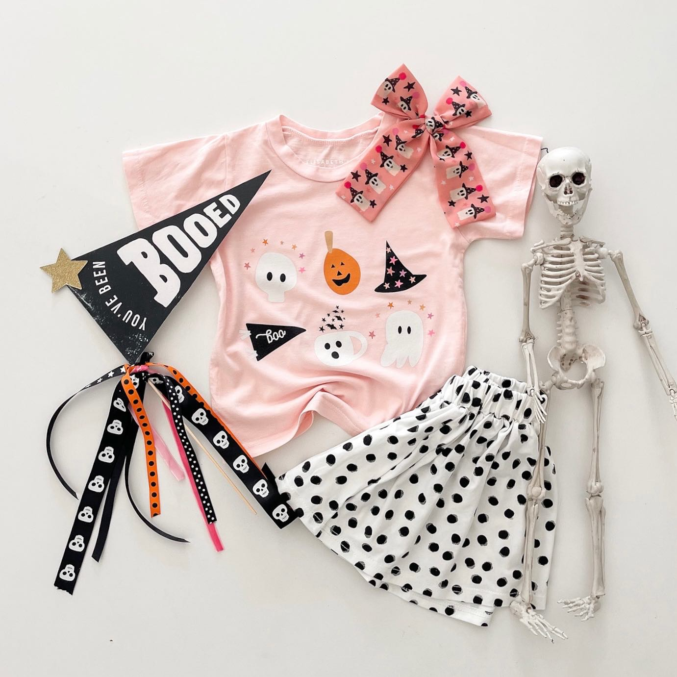 GSD1407 baby girl clothes ghost toddler girl halloween outfit
