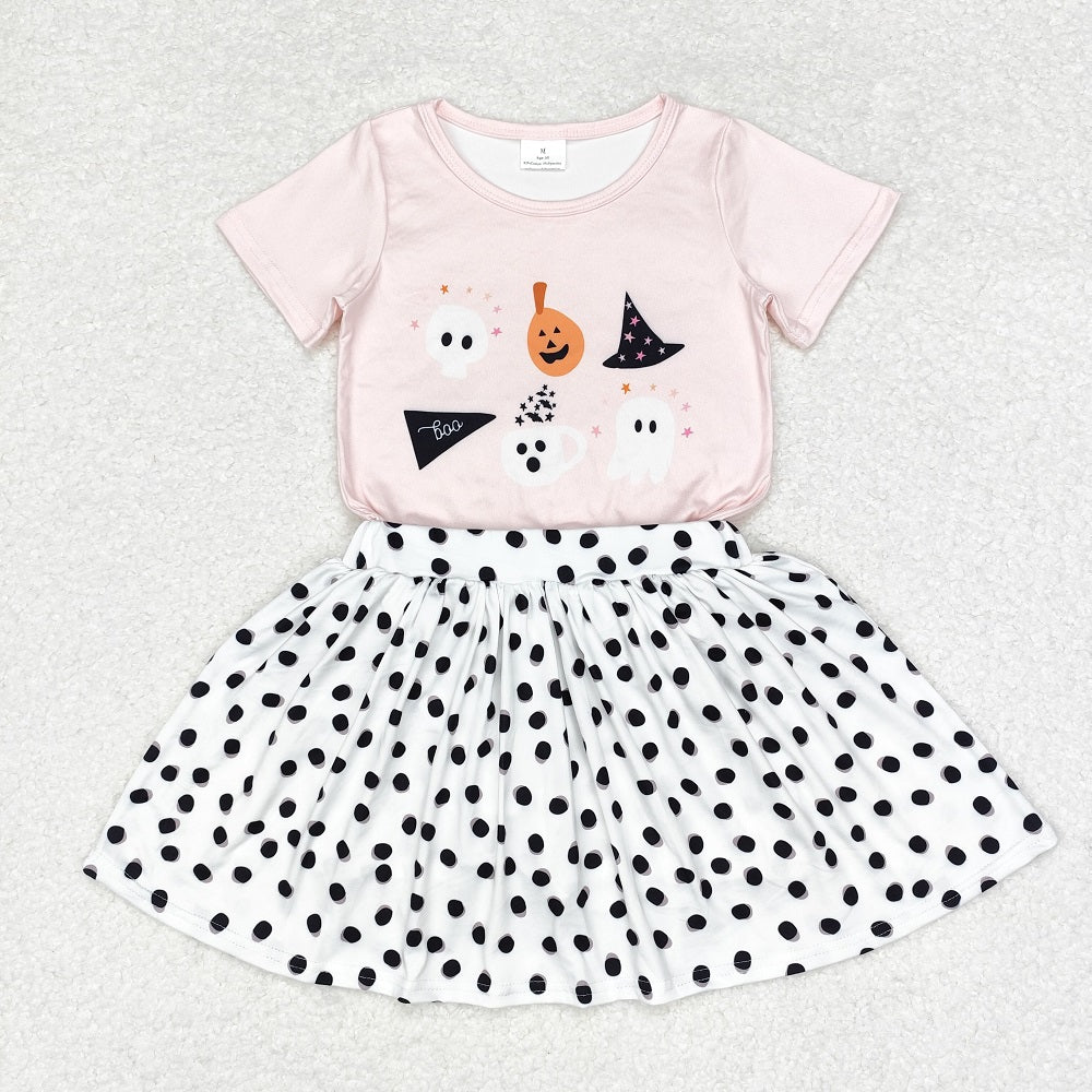 GSD1407 baby girl clothes ghost toddler girl halloween outfit