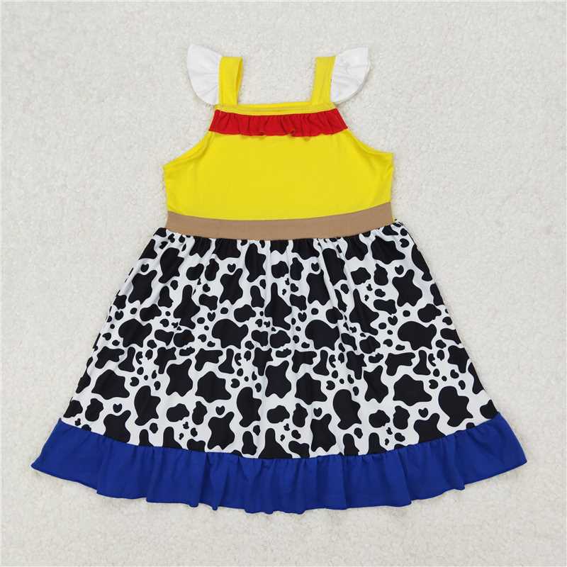 Match Baby Girls Cokorful Knee Length Dresses D 3.17