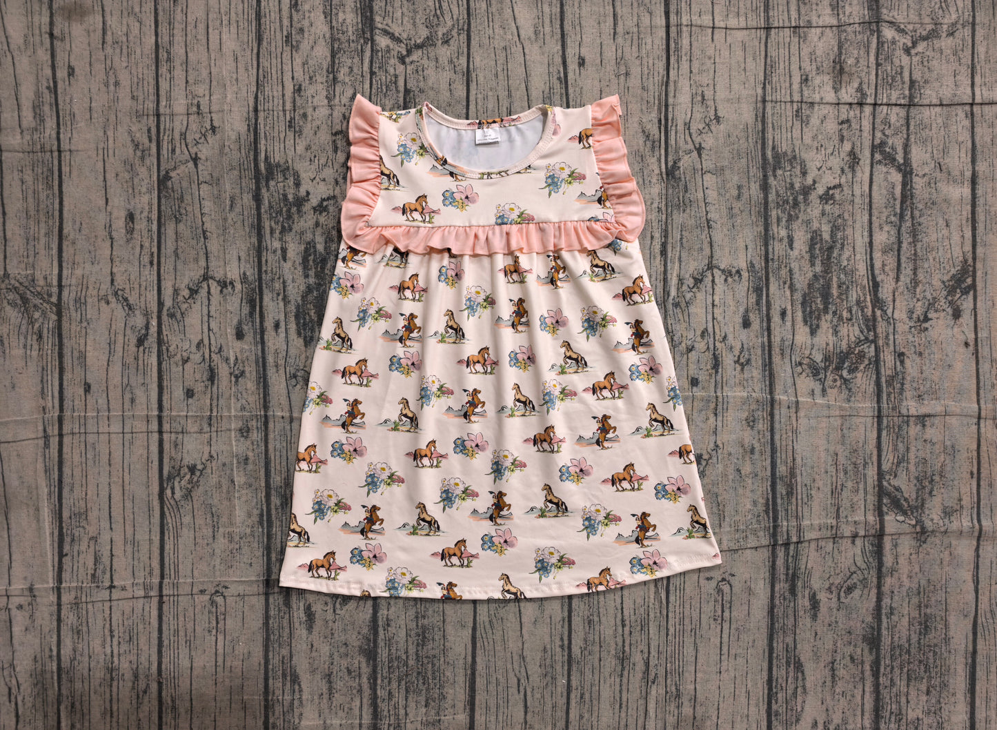 pre order western sleeveless rodeo dress kids dresses