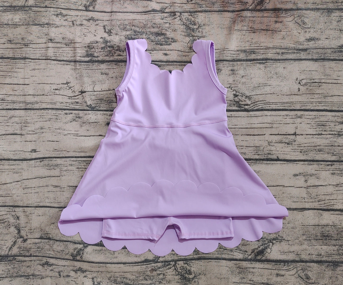 GSD2372 Baby Girls Lavender Sleeveless Yoga Active Knee Length Dresses D 5.22