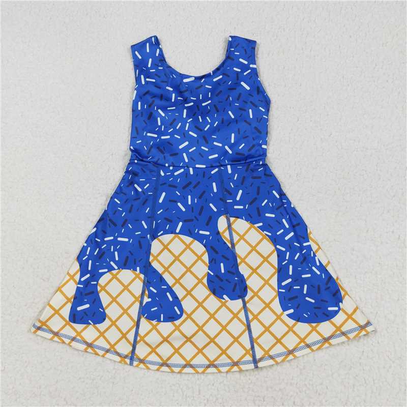 Match Baby Girls Hot Blue Team Yoga Active Clothes D 909