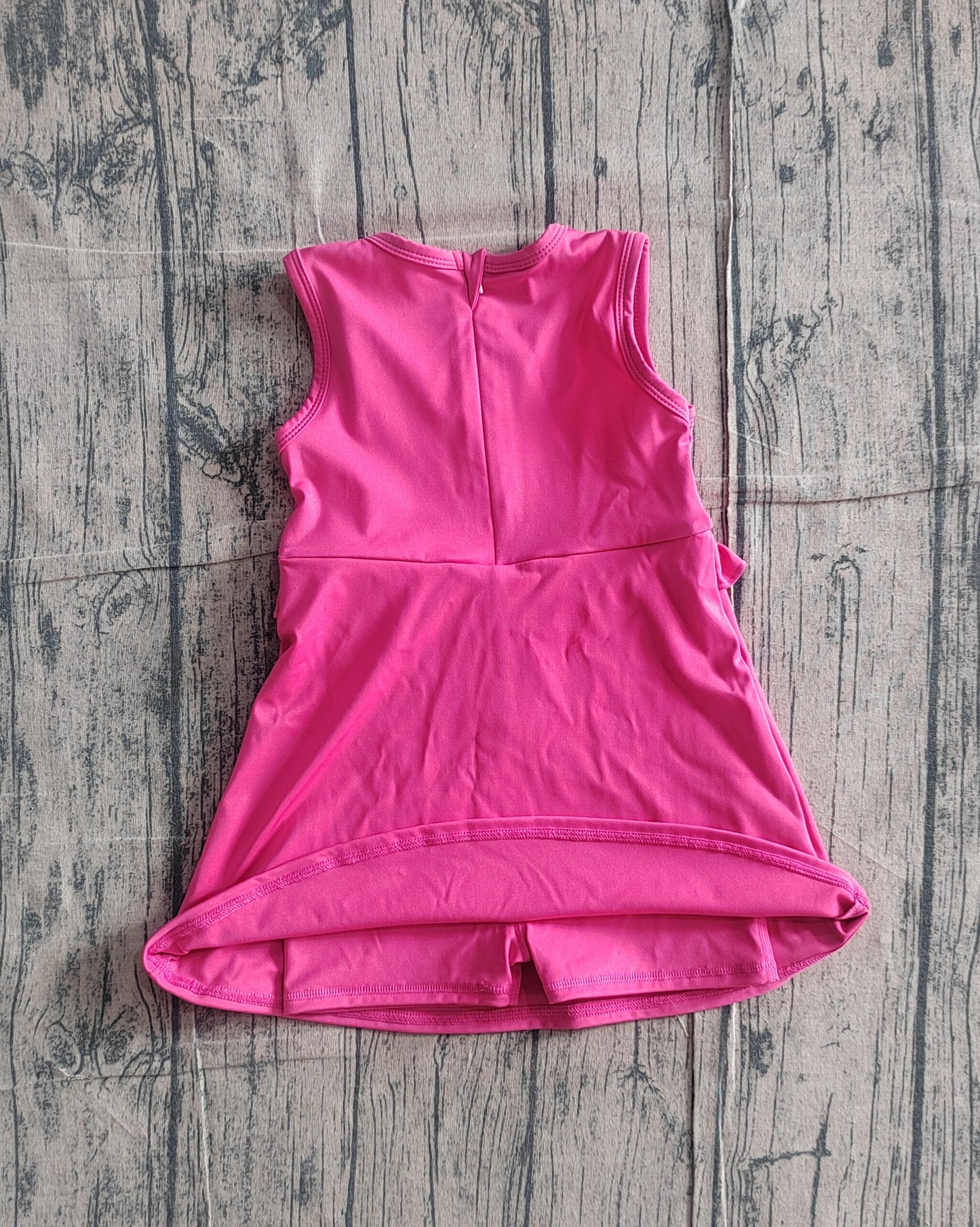 Pre-order solid hot pink athletic dress