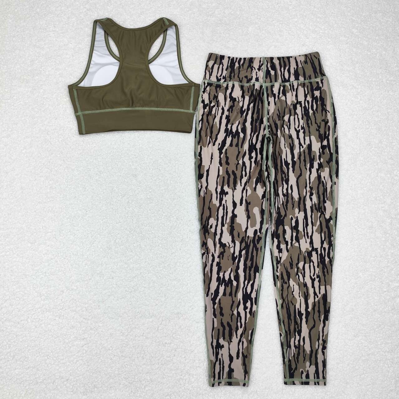 GSPO1666 adult clothes camouflage adult woman yoga wear
