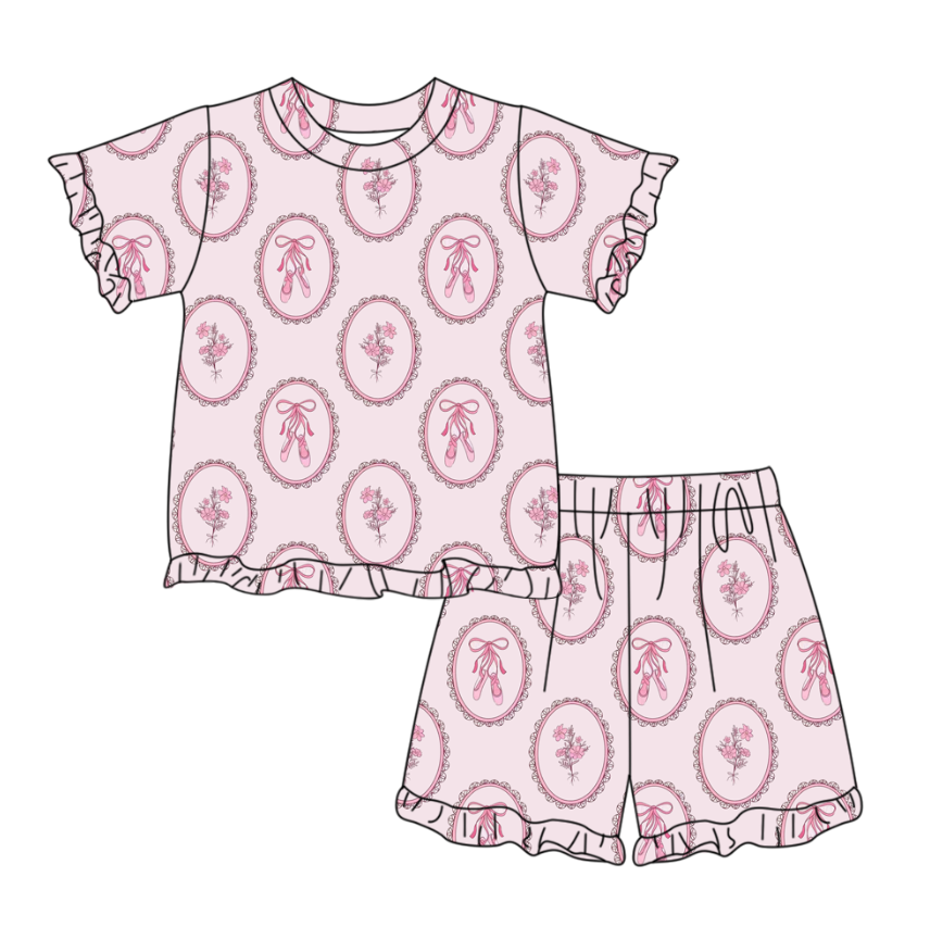 Pre order dance shose shorts set