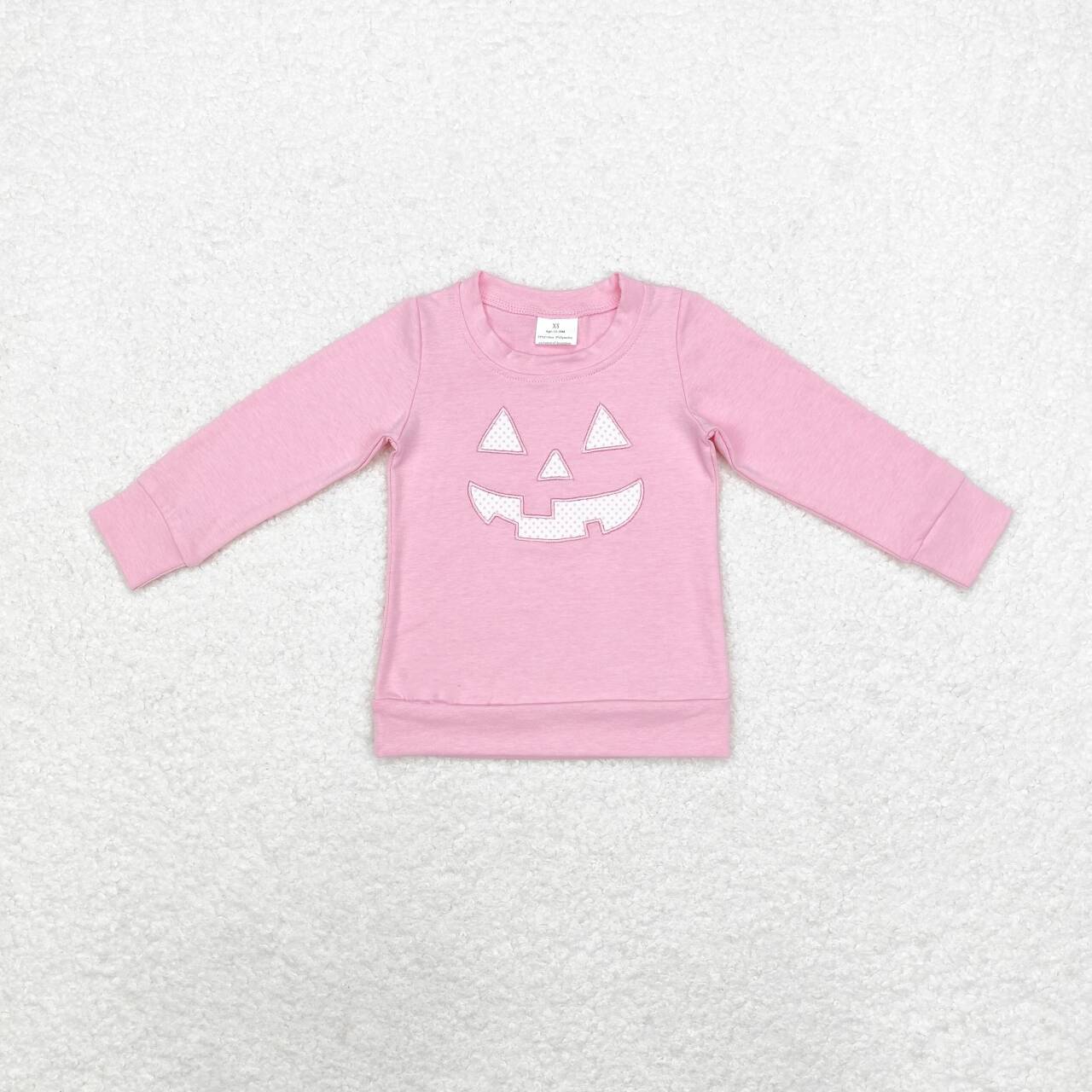 GT0717 Halloween Pink Long Sleeve Top