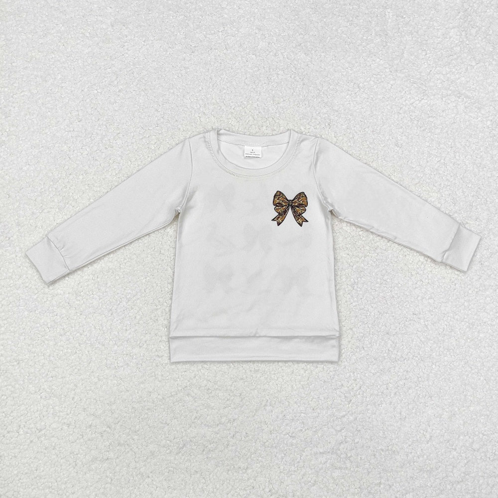 GT0759 Duck Camouflage Bow Long Sleeve Top