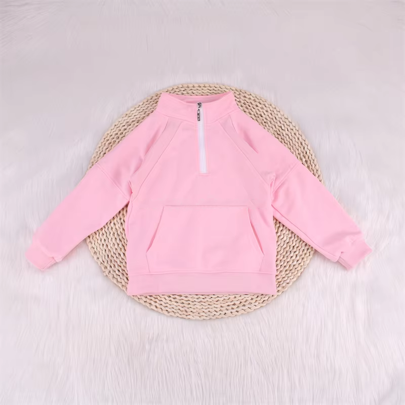 presale GT0838 Baby Girls Pink Active Pulllover Top 2024 9.28