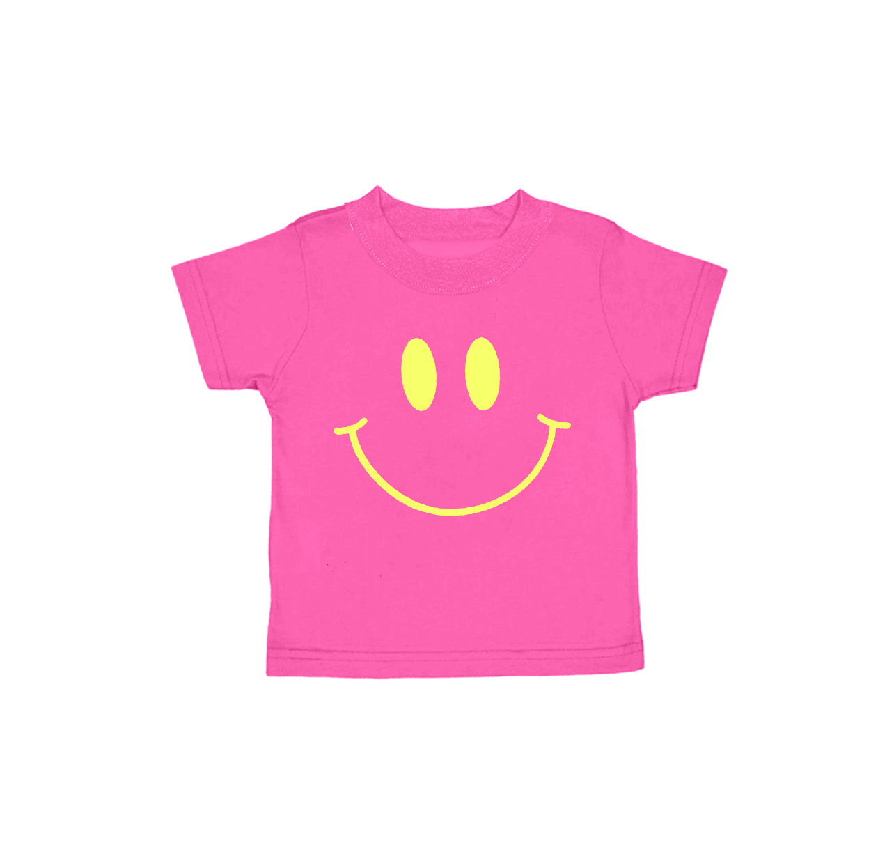 GT0959 Baby Girls Pink Short Sleeves Smile Shirts Top D 3.31