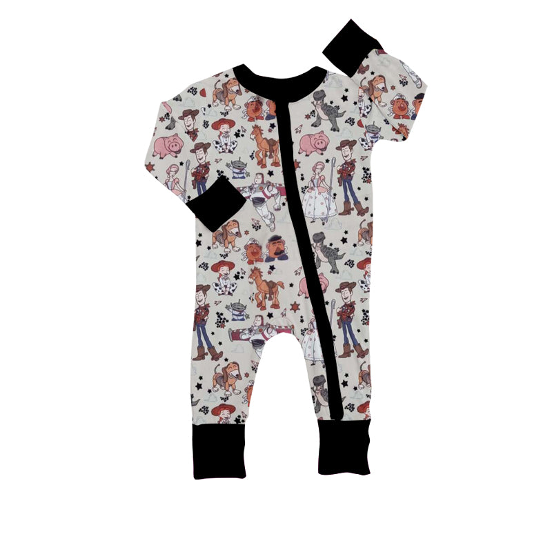 presale LR1524 Star Cartoon Zipper Long Sleeve Bodysuit 2024 7.22