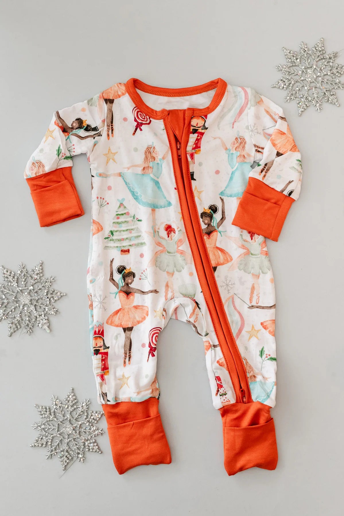 presale LR1728 Christmas Zipper Long Sleeve Bodysuit 8.10