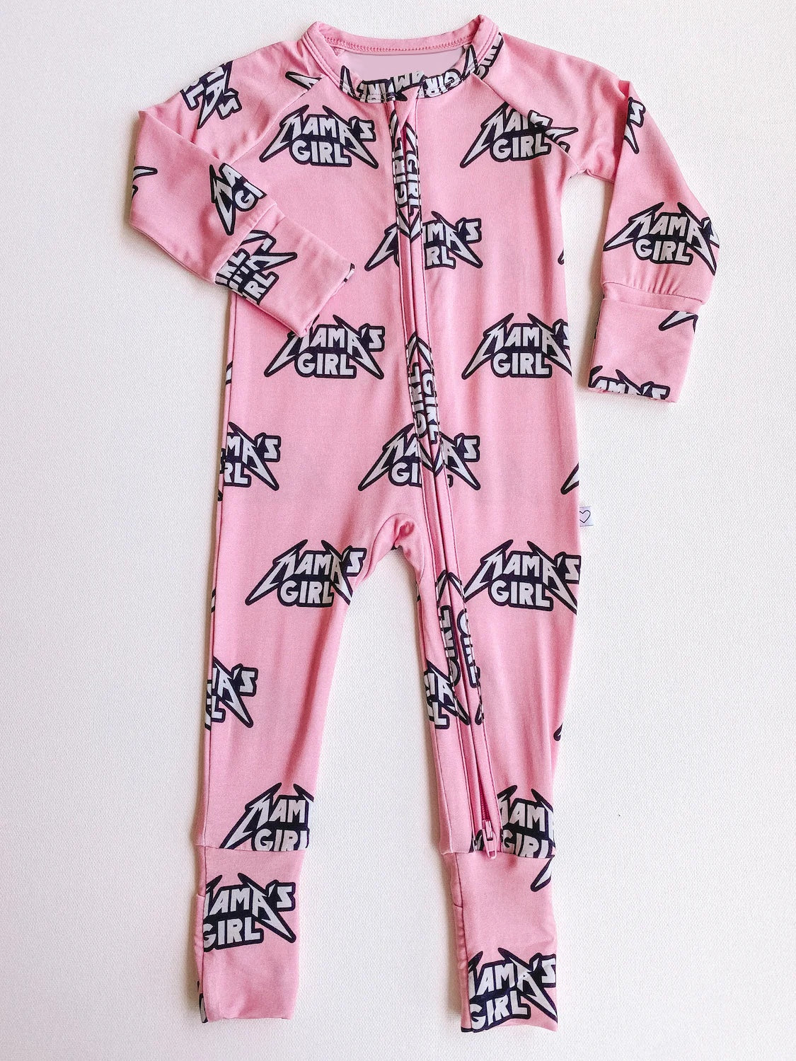 presale LR1751 mama's girl pink letter zipper long sleeve jumpsuit 8.12