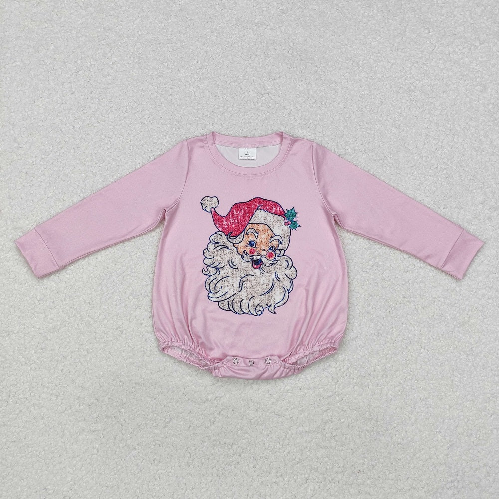 LR1819 Santa Pink Long Sleeve Bodysuit