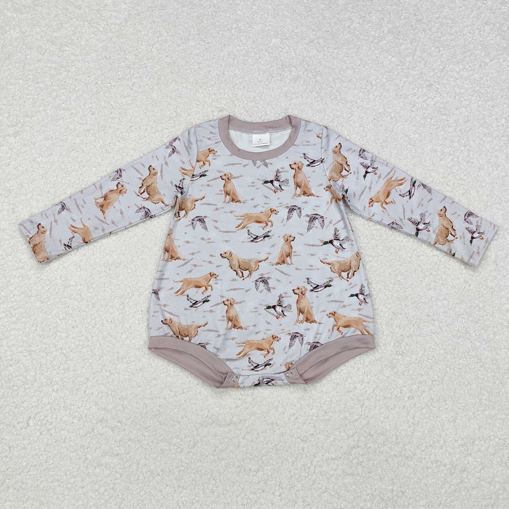 LR1865 Duck Puppy Long Sleeve Onesie