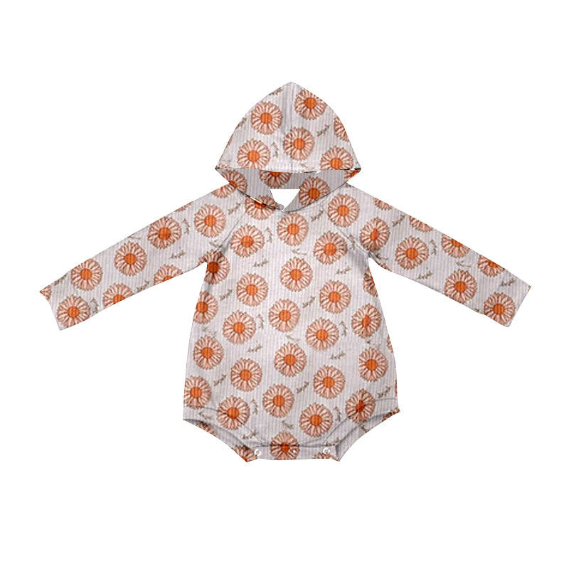 presale LR1885 Flower Daisy Hooded Long Sleeve Bodysuit 2024 9.2
