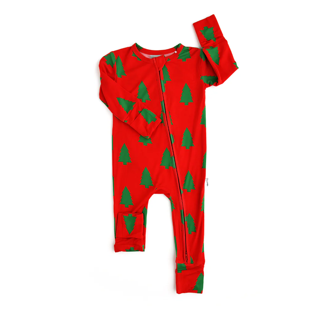 presale LR1964 Christmas Tree Red Zipper Long Sleeve Bodysuit 2024 9.13