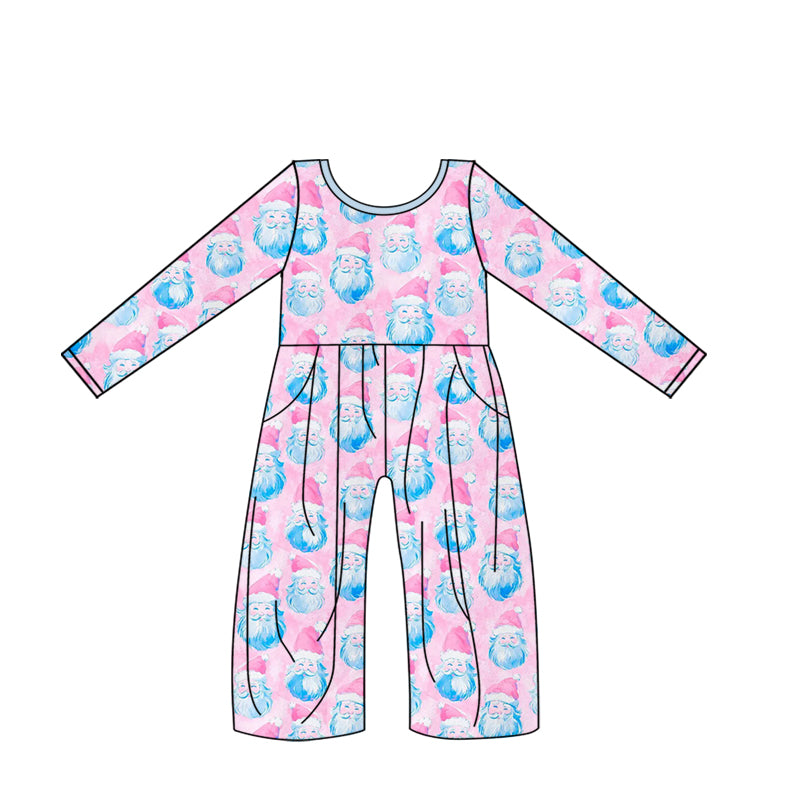presale LR2014 Santa Pocket Pink Long Sleeve Bodysuit 2024 9.19