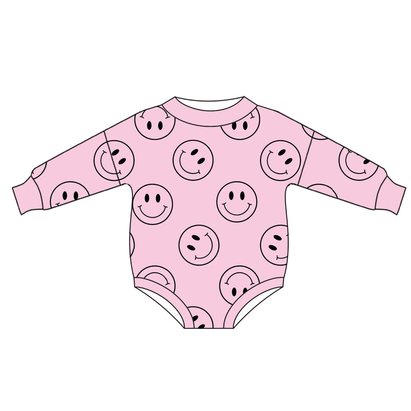 presale LR2126 Pink long-sleeved bodysuit 2024 10.22