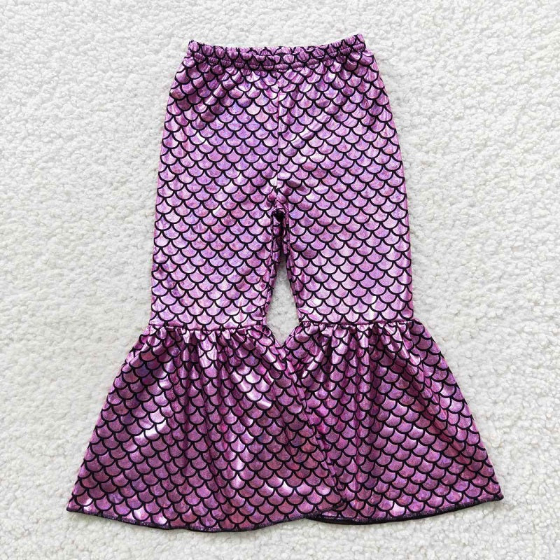 P0249 Fishscale Fuchsia Trousers