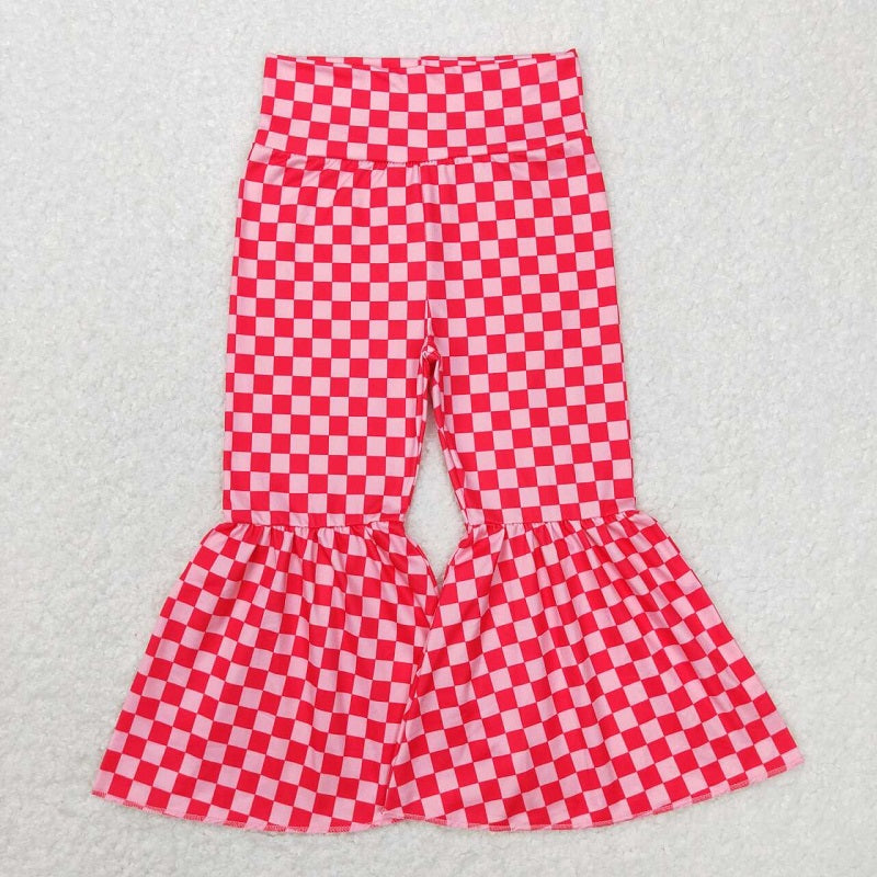 P0340 Pink plaid trousers