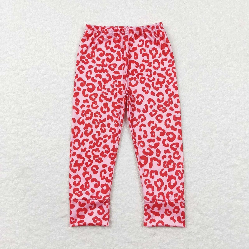 P0386 Leopard print pink trousers