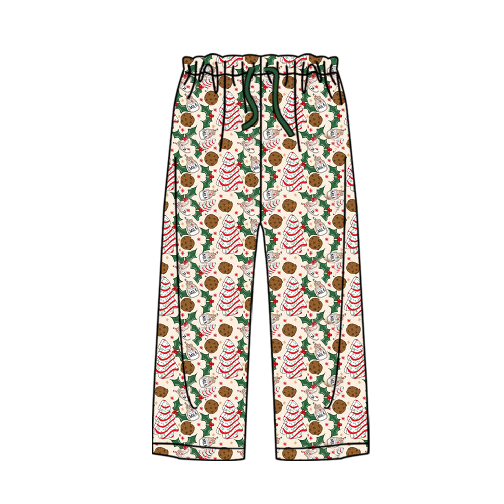 presale P0507 Adult Female Christmas Tree Leaf Biscuit Beige Trousers