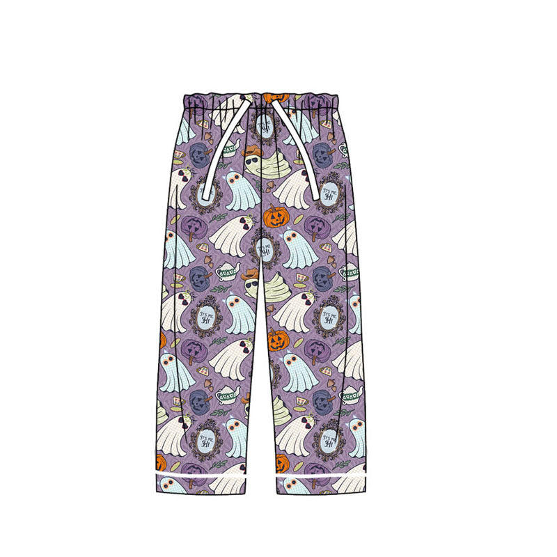 presale P0597 Adult Female Pumpkin Ghost Purple Pants 2024 7.15