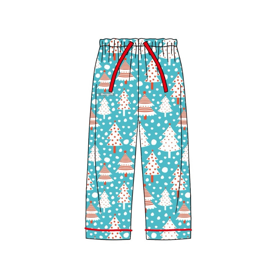 presale P0618 Adult male blue trousers with snow on Christmas tree 2024 8.6