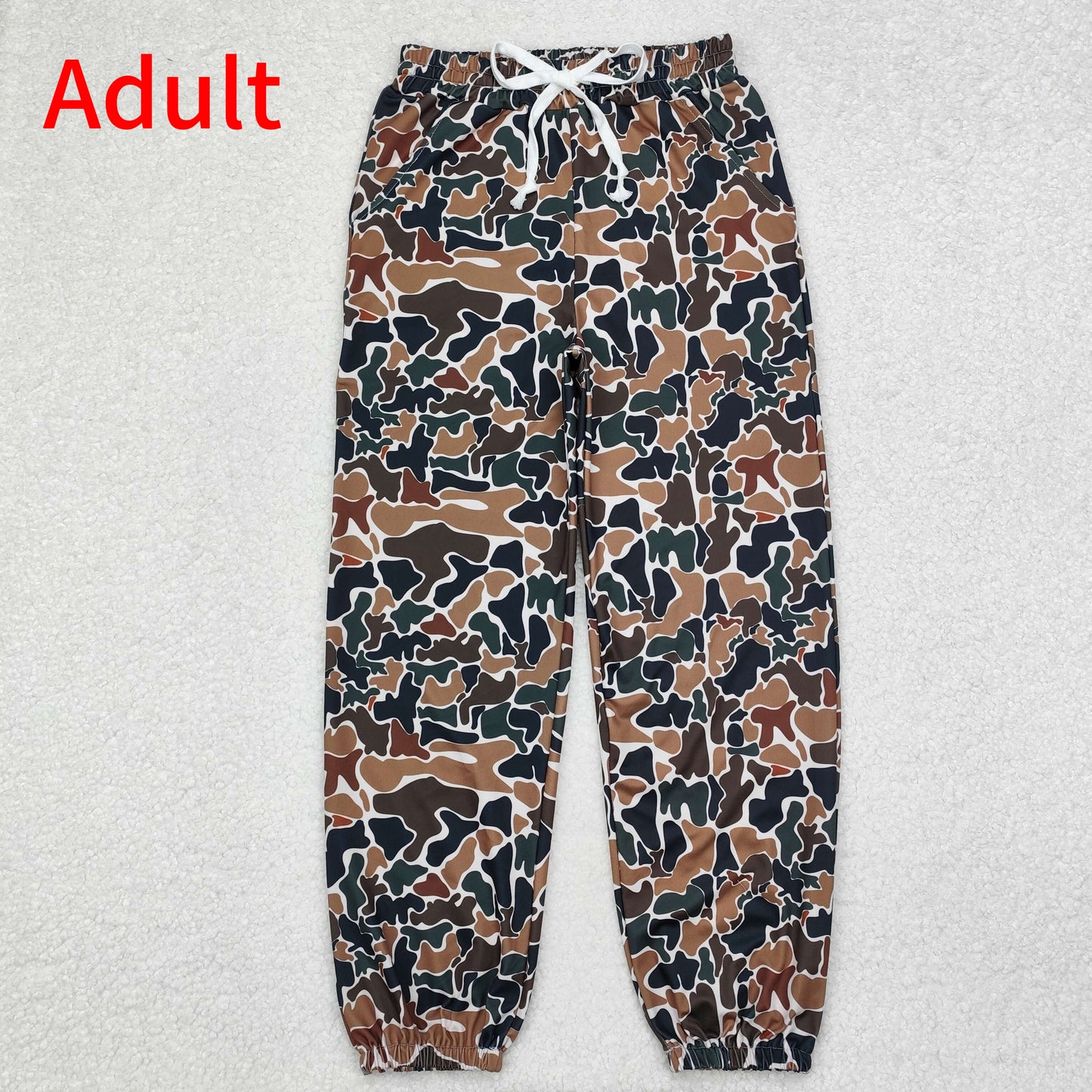P0621 Adult Women Southern Brown Camo Bottom Pants Pajamas