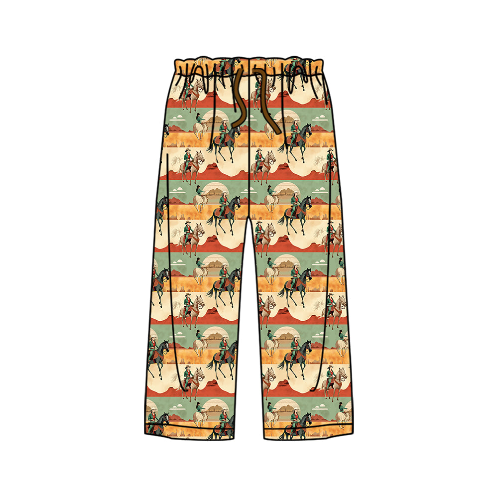presale P0635 Adult male horse riding desert beige green trousers 2024 8.29