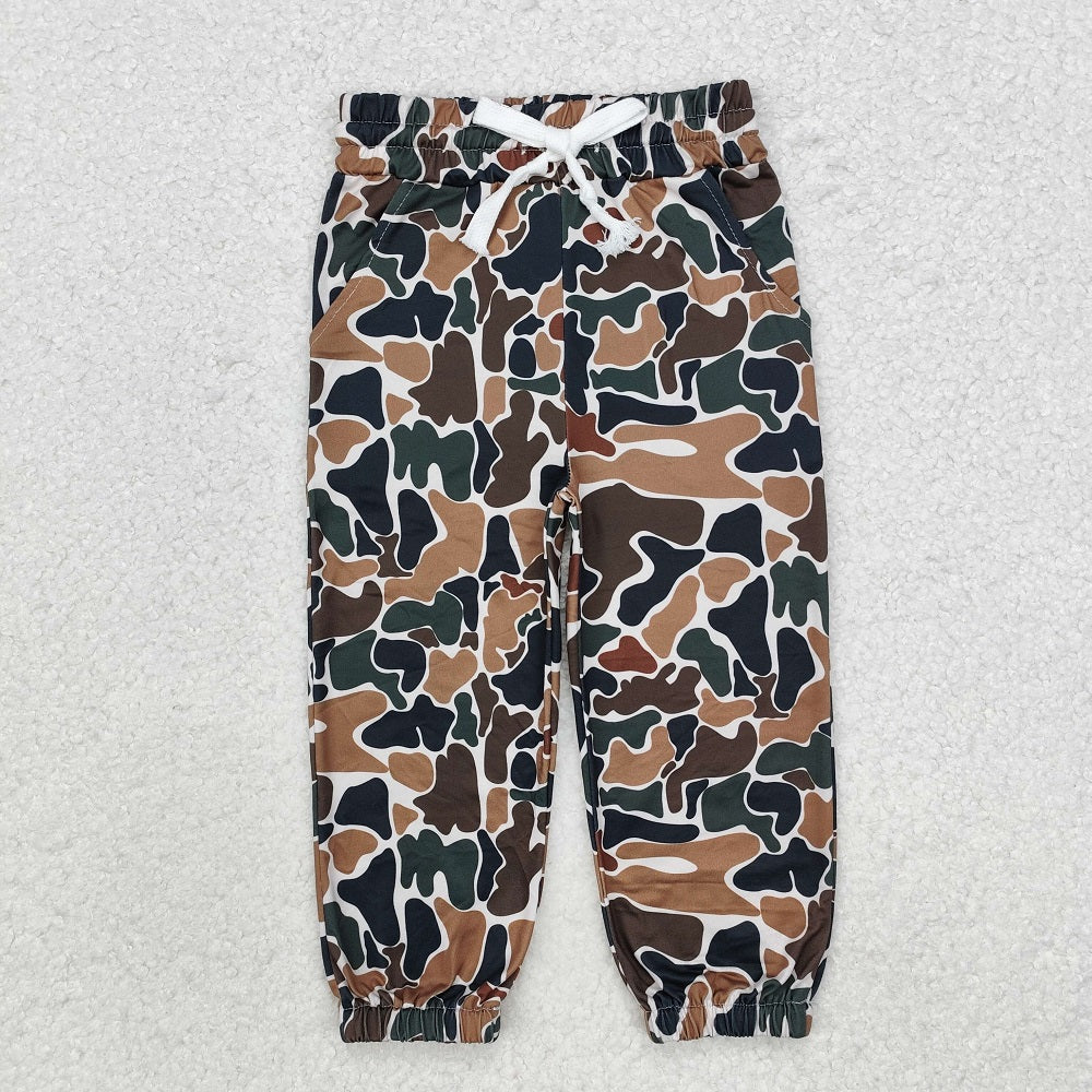 P0650 Camouflage Beige Drawstring Trousers