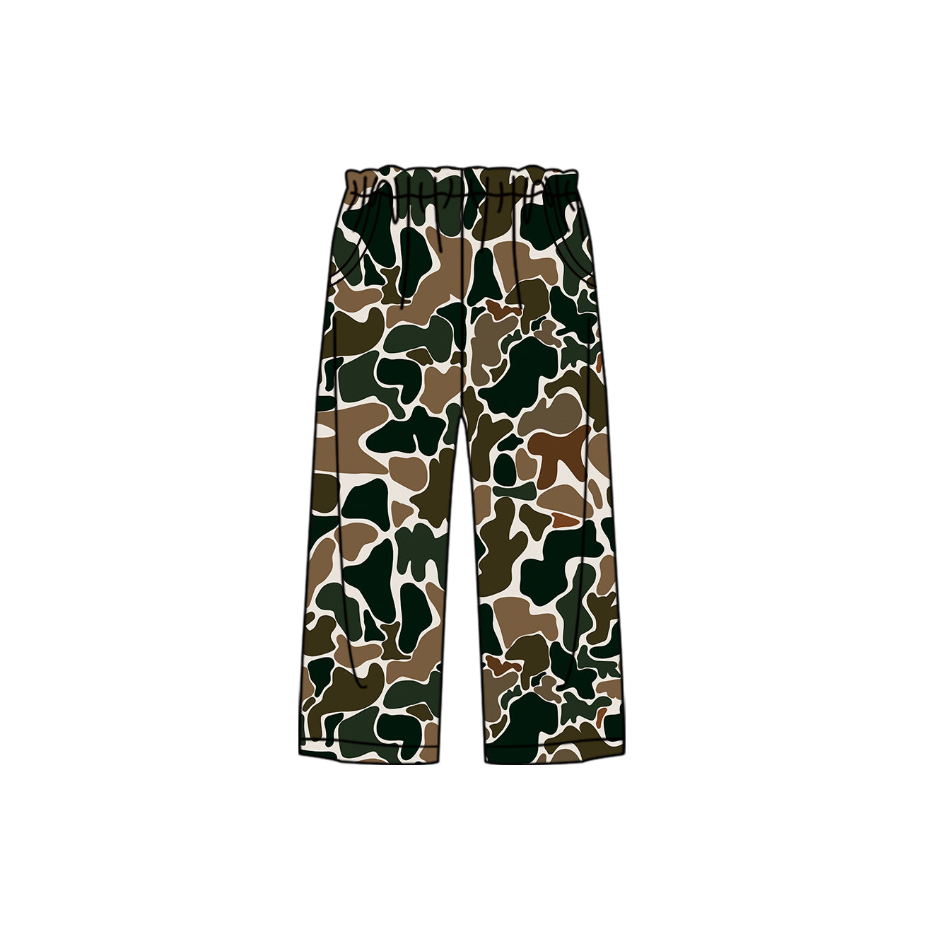presale P0655 Adult women camouflage beige trousers pajamas 2024 9.6